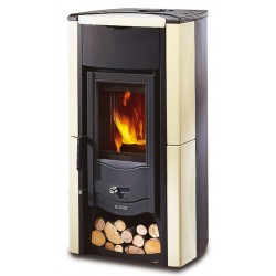 Poêle à bois en fonte - Marque Nordica - Modèle Fiammetta