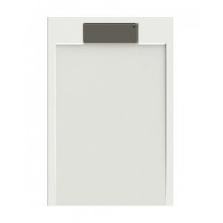 Receveur de douche extra plat 120x80x4 cm en puretex avec bonde centrale - Marque Aquarine - Modèle SERIO rectangle