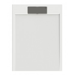 Receveur de douche extra plat 120x90x4 cm en puretex avec bonde centrale - Marque Aquarine - Modèle SERIO rectangle