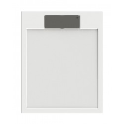 Receveur de douche extra plat 100x80x4 cm  en puretex avec bonde centrale - Marque Aquarine - Modèle SERIO rectangle