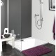 Receveur de douche extra plat en puretex avec bonde centrale - Marque Aquarine - Modèle PREFIXE rectangle 140x90