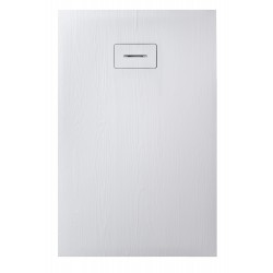 Receveur de douche extra plat 140x90x3.5 cm en matériau de synthèse  - Marque Aquarine - Modèle Woodstone rectangle