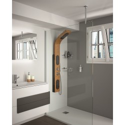 Paroi fixe de douche 1070-1080 cm de marque SALGAR modèle HEAVEN