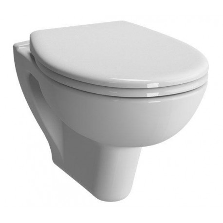 Pack WC au sol de marque VITRA modèle NORMUS avec cuvette carré, double abattant
