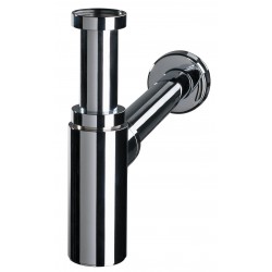 Siphon complet en laiton chromé pour lavabo de marque GRANDSIR