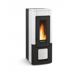 Poêle à granulés de bois en acier étanche - Marque ExtraFlame - Modèle Wendy