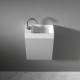 Lave-mains avec meuble de rangement rectangulaire - Marque AeT - Modèle Acquafredda