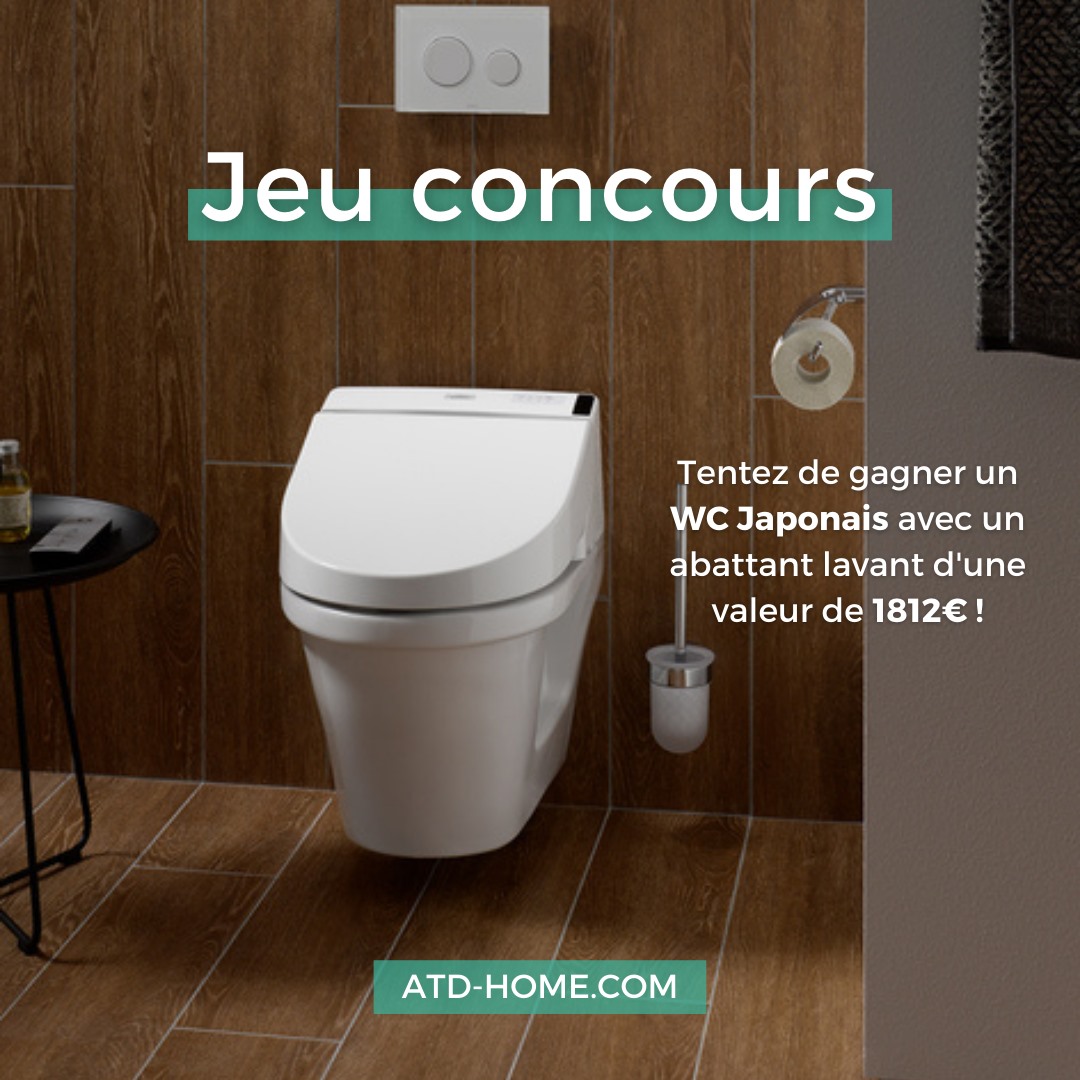 Cuvette WC chauffante, Abattant lavant japonais Toto - ATD Home